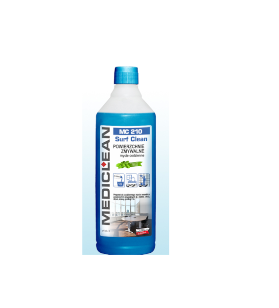 Preparat Do Mycia Powierzchni Zmywalnych  Surf Clean MediClean 1L Zielona Herbata MC 210