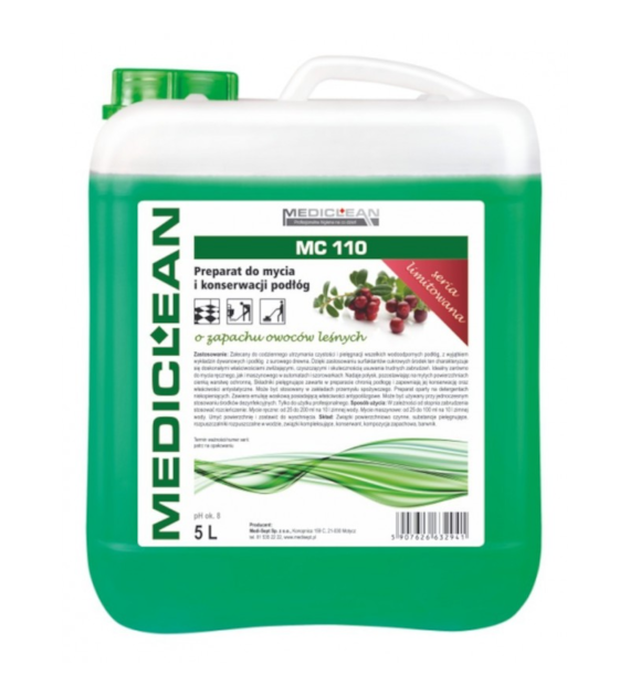 Preparat Do Codziennego Mycia Podłóg Floor Clean MediClean 5L Owoce Leśne Mc 110