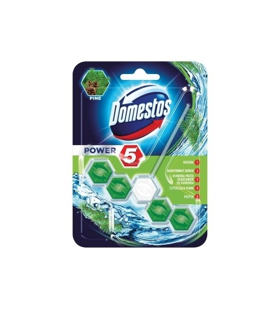 Koszyk Do Wc Domestos 5 Kulek Pine  55g