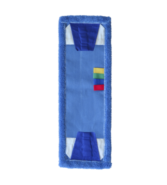 Nakładka Z Mikrofazy Duo 40cm Niebieska Mediclean IM-AKC-0003