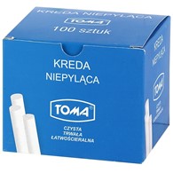 Kreda Niepyląca Biała 100szt Toma