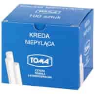 Kreda Niepyląca Biała opk 100szt Toma