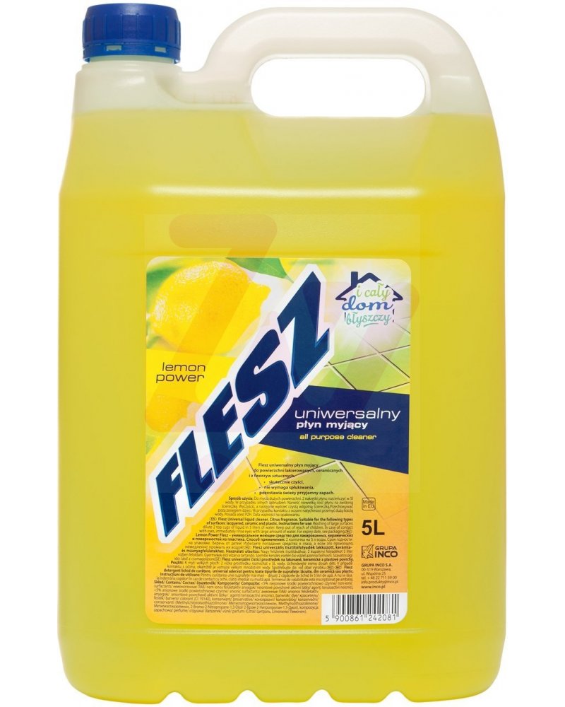 Płyn Uniwersalny Flesz 5L Lemon Power
