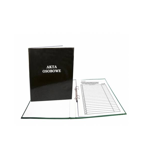 Segregator Do Akt Osobowych Warta Z Zamkiem 1824-339-029 Czarny