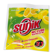 Kostka Do WC Sunik Zapas 35g Cytrynowa Gold Drop