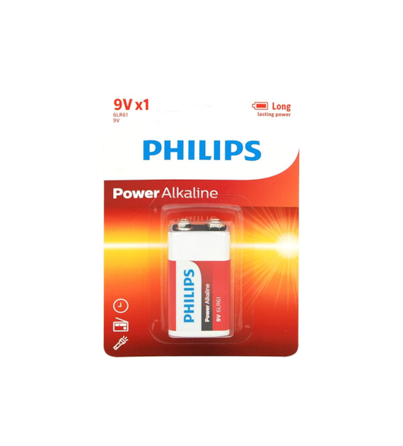 Bateria Philips Alkaline 9v