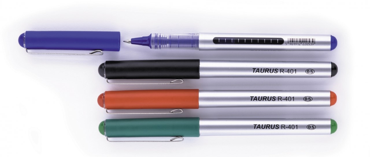 Pióro Kulkowe R-401 0,5mm Niebieskie Taurus