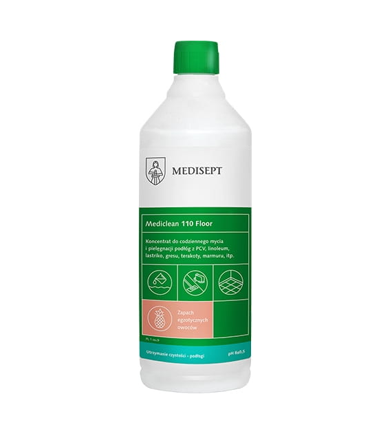 Preparat Do Codziennego Mycia Podłóg Floor Clean MediClean 1L Exotic Mc 110