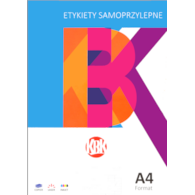 Etykiety Samoprzylepne A4 4etx100szt. 105x148mm KBK