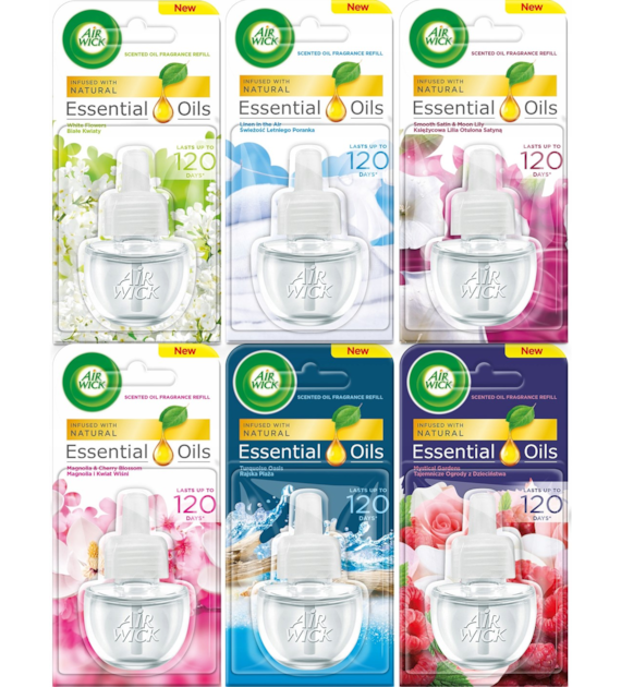 Odświeżacz Powietrza Do Kontaktu Urządzenie + Wkład 19ml  Mix zapachów Air Wick