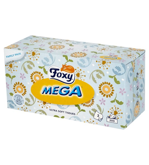 Chusteczki Higieniczne  Foxy Box Mega 200