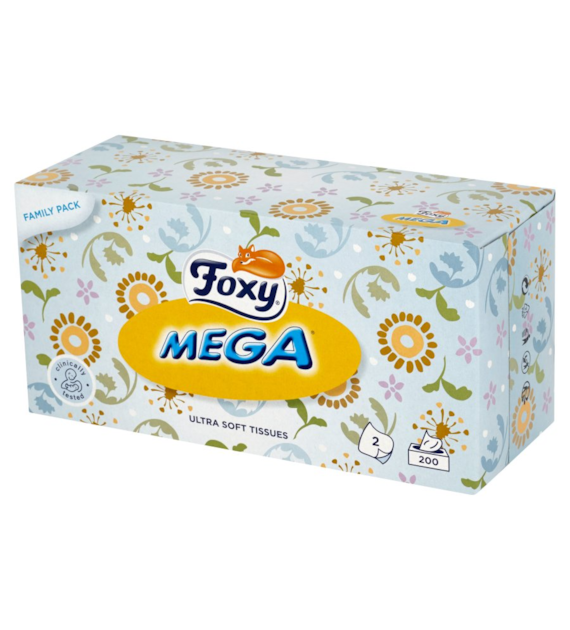 Chusteczki Higieniczne  Foxy Box Mega 200