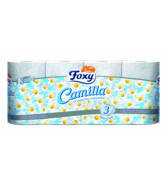 Papier Toaletowy Foxy 3w opak 8 Rolek ( Worek 7 opak ) Camilla