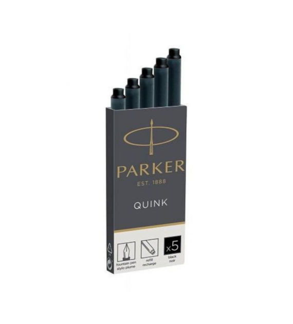Naboje Do Piór Długie opk. 5 szt. Czarne Parker 1950382
