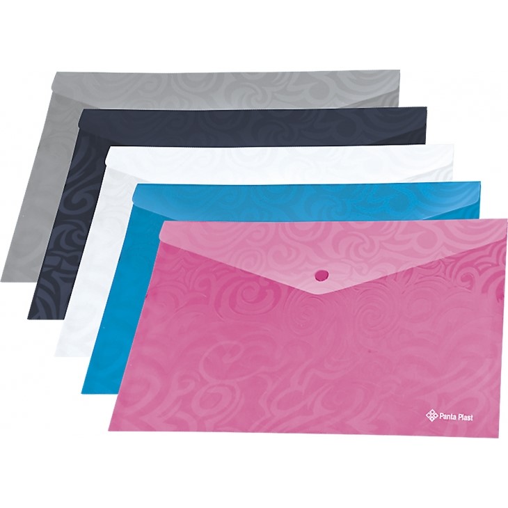 Koperta Przezroczysta A4 TaiChi Mix kolorów 0410-0073-  Panta Plast