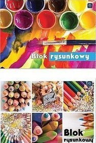 Blok rysunkowy A4 biały 20k 060006 Interdruk