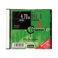Płyta DVD-R Slim Intenso 4.7 GB 16x 120min.10szt. IHQ 4101652
