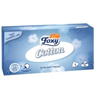 Chusteczki Higieniczne Foxy Cotton Ultra miękkie 3 warstwy 90 szt.