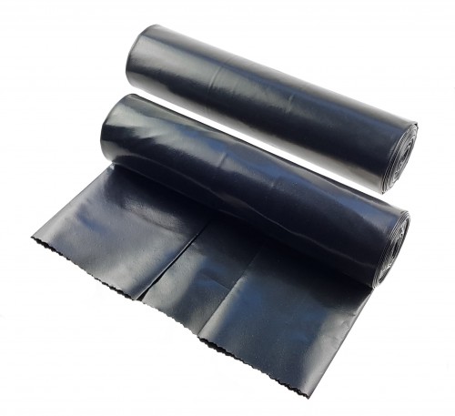 Worki Na Śmieci 120L 25szt Czarne LDPE Elvira