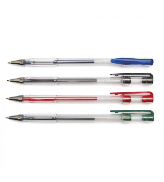 Długopis ze Skuwką Żelowy 0,5mm Czarny Gep 9022A 96-542095 Taurus