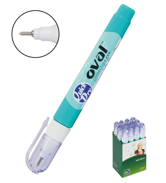 Korektor w Długopisie Metalowa Końcówka ZIG-1000 opk.12szt  Oval