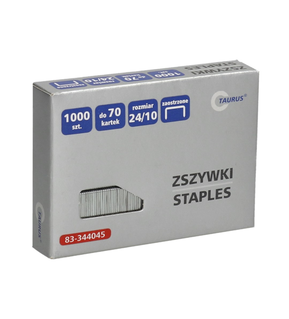 Zszywki 24/10 opk. 1000szt 83-344045 Allmax/Taurus