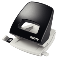 Dziurkacz Leitz Duży Metalowy 25k 5005 Czarny