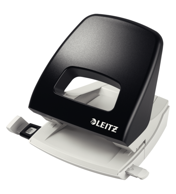 Dziurkacz Leitz Duży Metalowy 25k 5005 Czarny