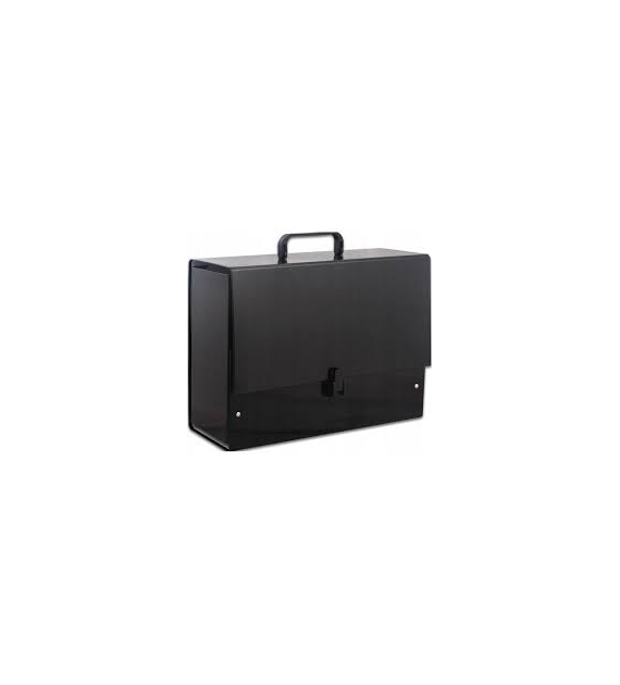 Teczka z Rączką B4 Jumbo Plus 18cm Czarna  TT6307 Tadeo Trading