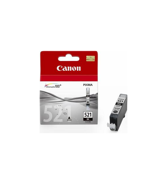 Tusz O Canon CLI521BK Czarny CANON PIXMA IP3600 MP620 MP980 MP540 MP620 MP630 MP980 MP640 MP990 MP550  MP560 MP650 MX870 IP4700 MP630 MP640 MX860 MX870 IP4600 IP4700
