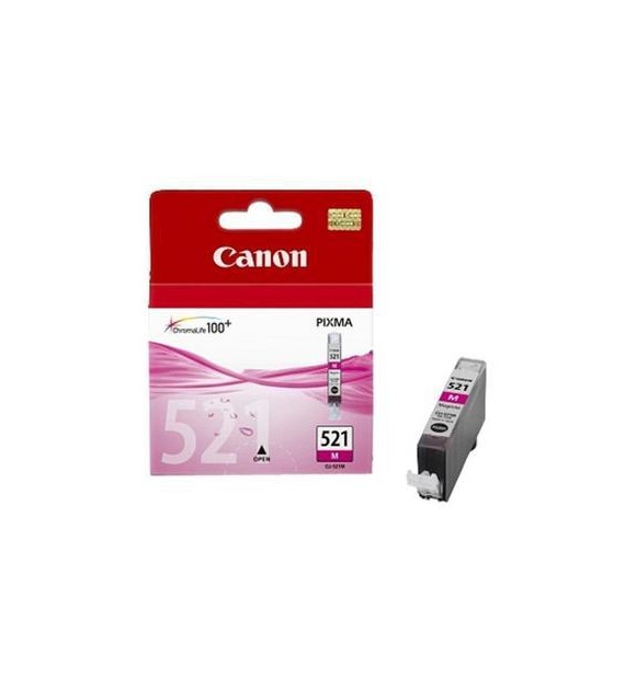 Tusz O Canon CLI521M purpurowy 470s 9ml 2935B001 Canon iP3600 iP4600 MP620 MP630 MP980