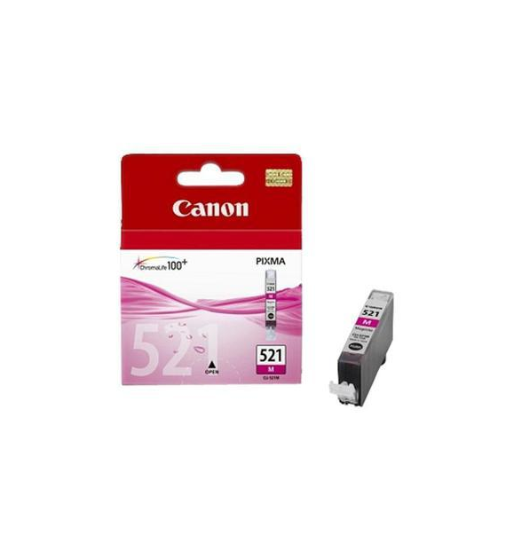 Tusz O Canon CLI521M purpurowy 470s 9ml 2935B001 Canon iP3600 iP4600 MP620 MP630 MP980