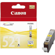 Tusz O Canon CLI521Y żółty 505s 9ml 2936B001 Canon iP3600 iP4600 MP620 MP630 MP980