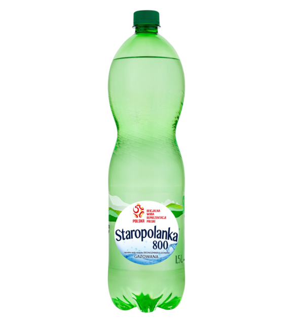 Woda Staropolanka Gazowana 1,5l kaucja