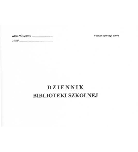 Dziennik Biblioteki Szkolnej 02175 Typograf