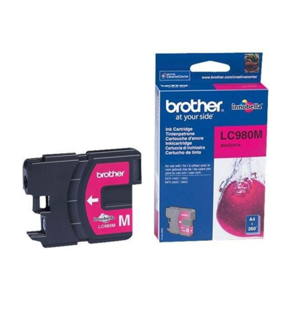 Tusz O Brother LC-980M purpurowy 260s Brother DCP-145C 165C