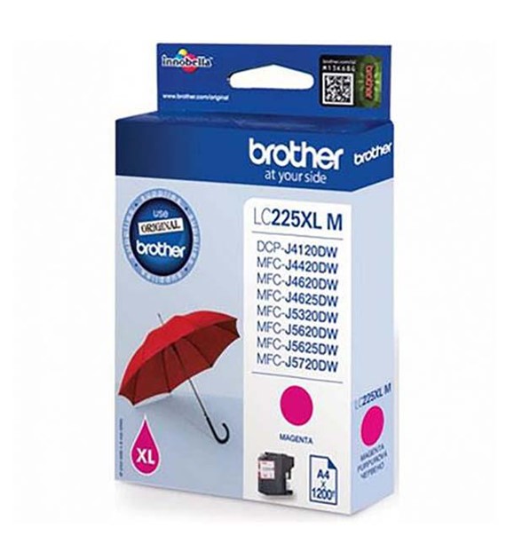 Tusz O Brother LC225 XL Magenta 1200s