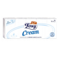 Chusteczki Higieniczne Foxy 10x10 Z Kremem