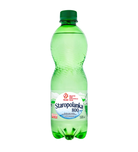 Woda Staropolanka Gazowana 0,5l kaucja