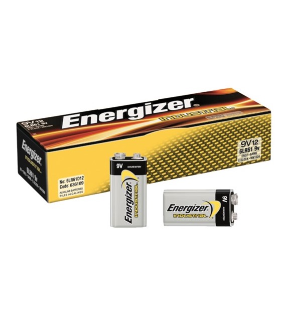 Bateria Energizer Industrial 9V 6Lr61