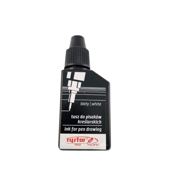Tusz Kreślarski Biały 20ml 411-002 Rystor