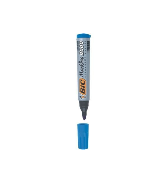 Marker Permanentny 2000 okrągły Bic Niebieski
