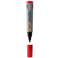 Marker Permanentny 2000 okrągły Bic Czerwony