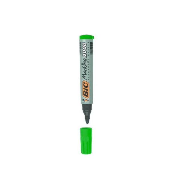 Marker Permanentny 2000 okrągły Bic Zielony