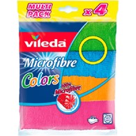 Vileda Ściereczki z mikrofibrą color opk 4 szt 192577