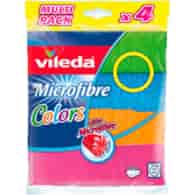 Ściereczki z mikrofibrą color opk 4 szt 192577 Vileda
