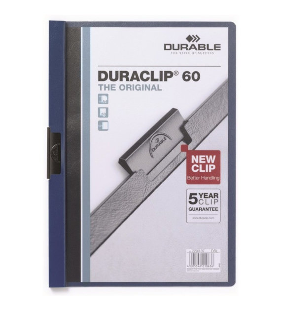 Skoroszyt A4 Z Klipsem Duraclip 60 Granat 220907 Durable
