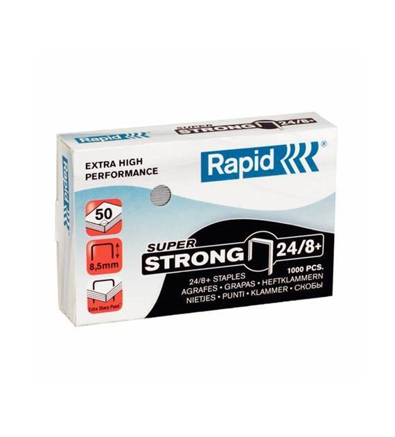 Zszywki Rapid Super Strong 24/8 opk. 1000 szt. 24858500