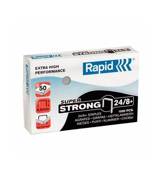 Zszywki Rapid Super Strong 24/8 opk. 1000 szt. 24858500