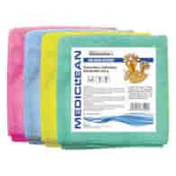 Ściereczka Z Mikrofazy MediClean 30x30cm Mix Kolorów 220g IM-AKC-0308C opk.4szt.